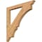 Ekena Millwork Balboa Traditional Smooth Bracket, Western Red Cedar, 3 1/2"W x 40"D x 40"H BKT04X40X40BOA01SWR - alternate 1